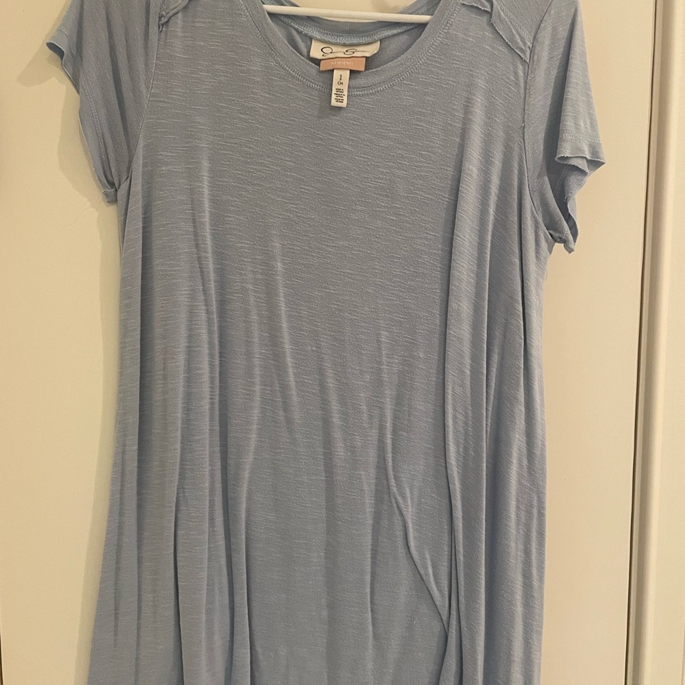 Nursing Light Blue Top